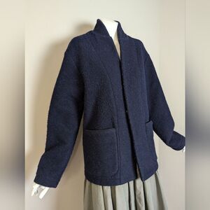 Tomorrowland Japan Wool Jacket Women’s S/M – Minimalist Quiet Luxury Rare Find